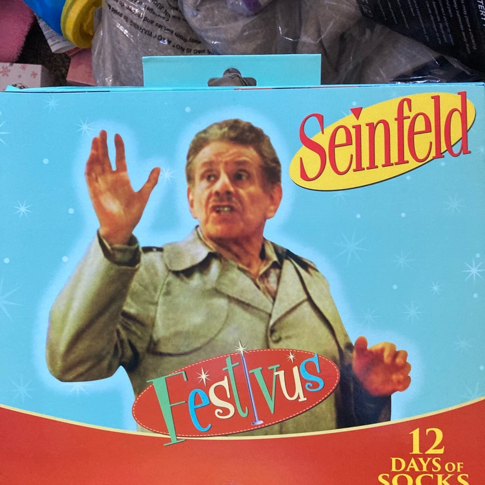 Brand new Seinfeld 12 days of socks